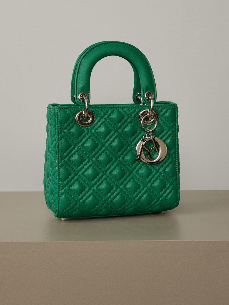 Small leather handbag O/S GREEN BAG Maska