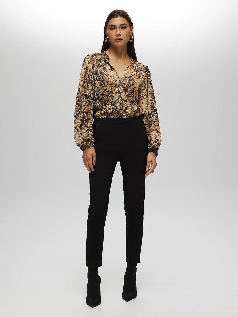 Straight Leg Trousers BLACK PANTS Maska