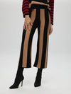 Striped Knit Pants O/S CAMEL PANTS Maska