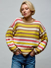 Striped Knit Sweater O/S SWEATER Maska