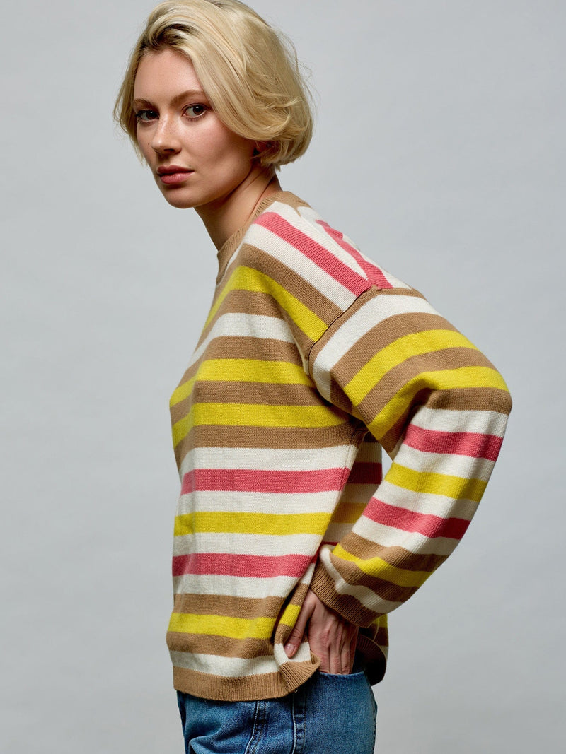 Striped Knit Sweater O/S SWEATER Maska